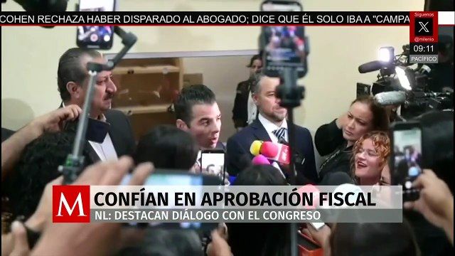 Miguel Ángel Flores entrega informe de Samuel García a legisladores de Nuevo León