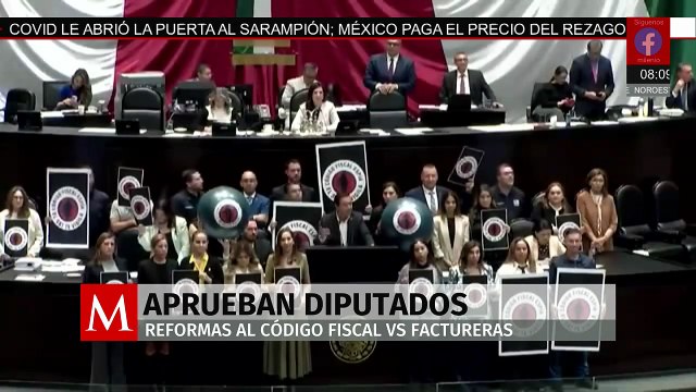 Diputados aprueban reformas al Código Fiscal contra factureras y evasión fiscal