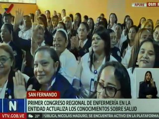 Apure | Más de 300 trabajadores del sector salud participan en el Primer Congreso de Enfermeros