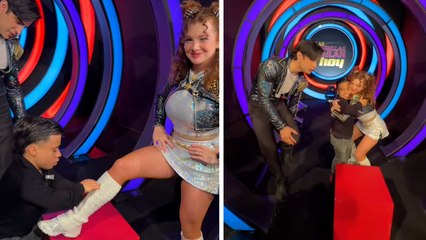 Briggitte Bozzo sufre fuerte caída en Las estrellas bailan en HOY y Abelito utiliza ''poderes de sanación''