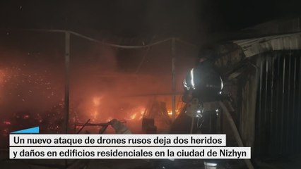 Rusia ataca edificiones residenciales ucranios con drones