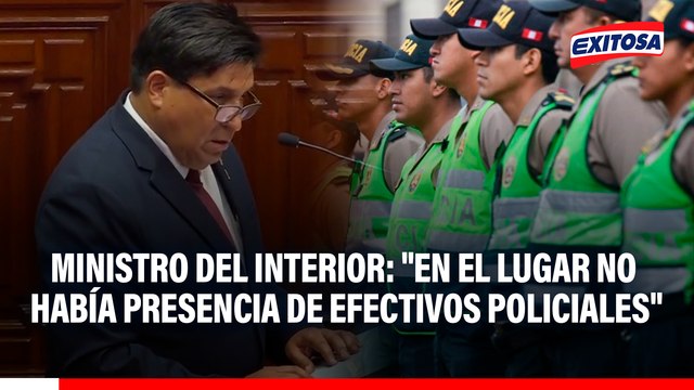 Ministro del Interior sobre muerte de manifestante: En el lugar no había presencia de efectivos policiales