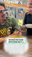 Kids birthday cake ruined his sobriety...