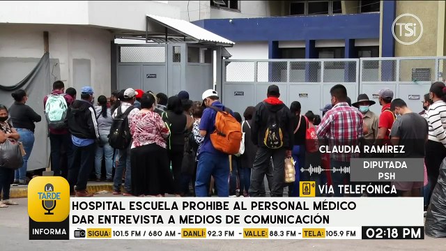 Diputada Claudia Ramírez lamenta prohibición a médicos de Hospital Escuela de dar entrevistas a medios de comunicación