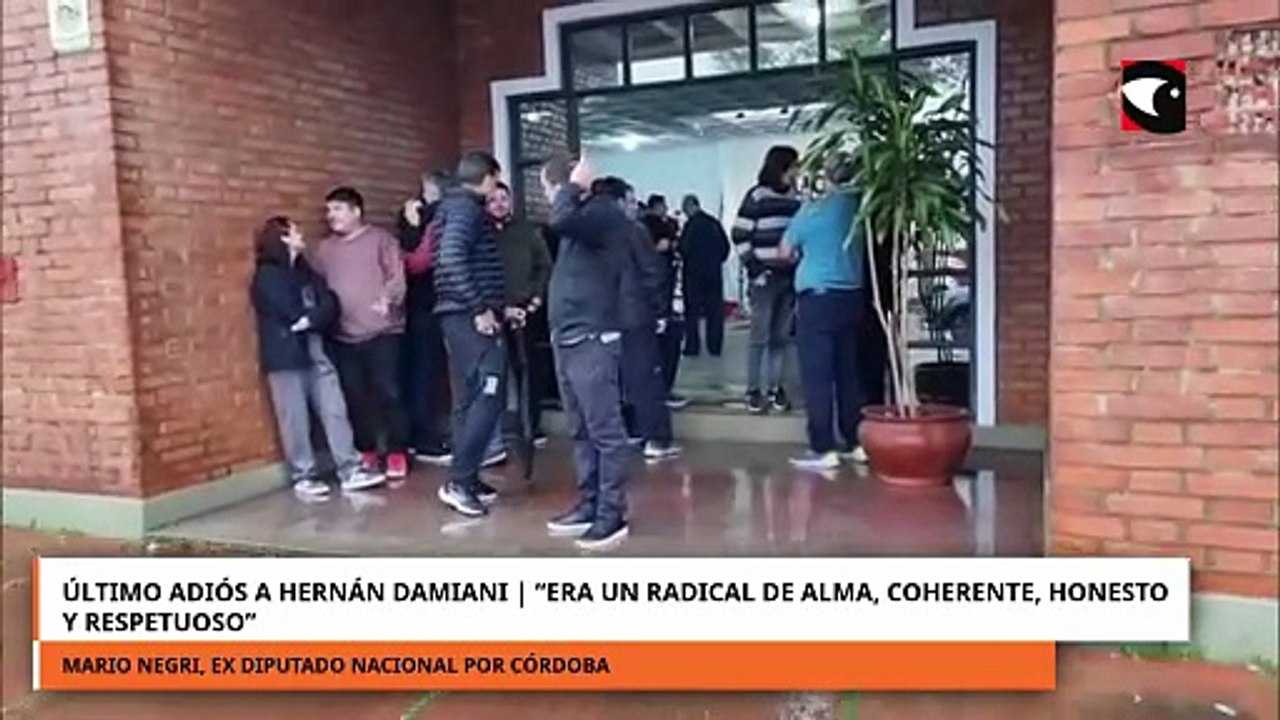 Último adiós a Hernán Damiani Era un radical de alma, coherente, honesto y respetuoso
