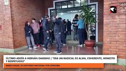 Último adiós a Hernán Damiani Era un radical de alma, coherente, honesto y respetuoso