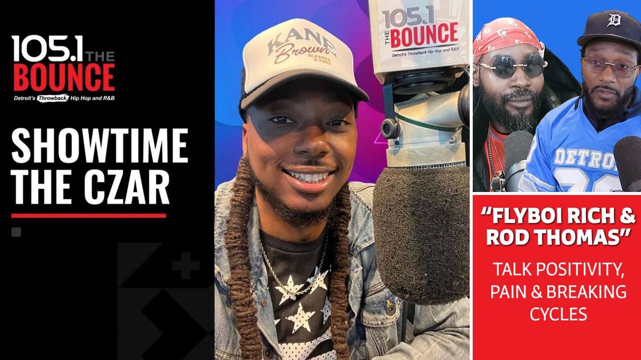Flyboi Rich & Rod Thomas Talk Positivity, Pain & Breaking Cycles | 105.1 The Bounce