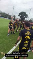 Neymar Corredor da Morte Segurança Santos