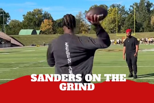 Shedeur Sanders keeps grinding through Browns bye week proving his NFL dream won’t stop