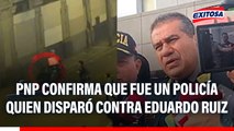 PNP confirma que fue un policía quien disparó contra ciudadano que falleció en protesta