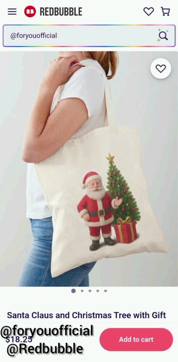 Santa Claus and Christmas Tree with Gift – Cute 3D Holiday Design