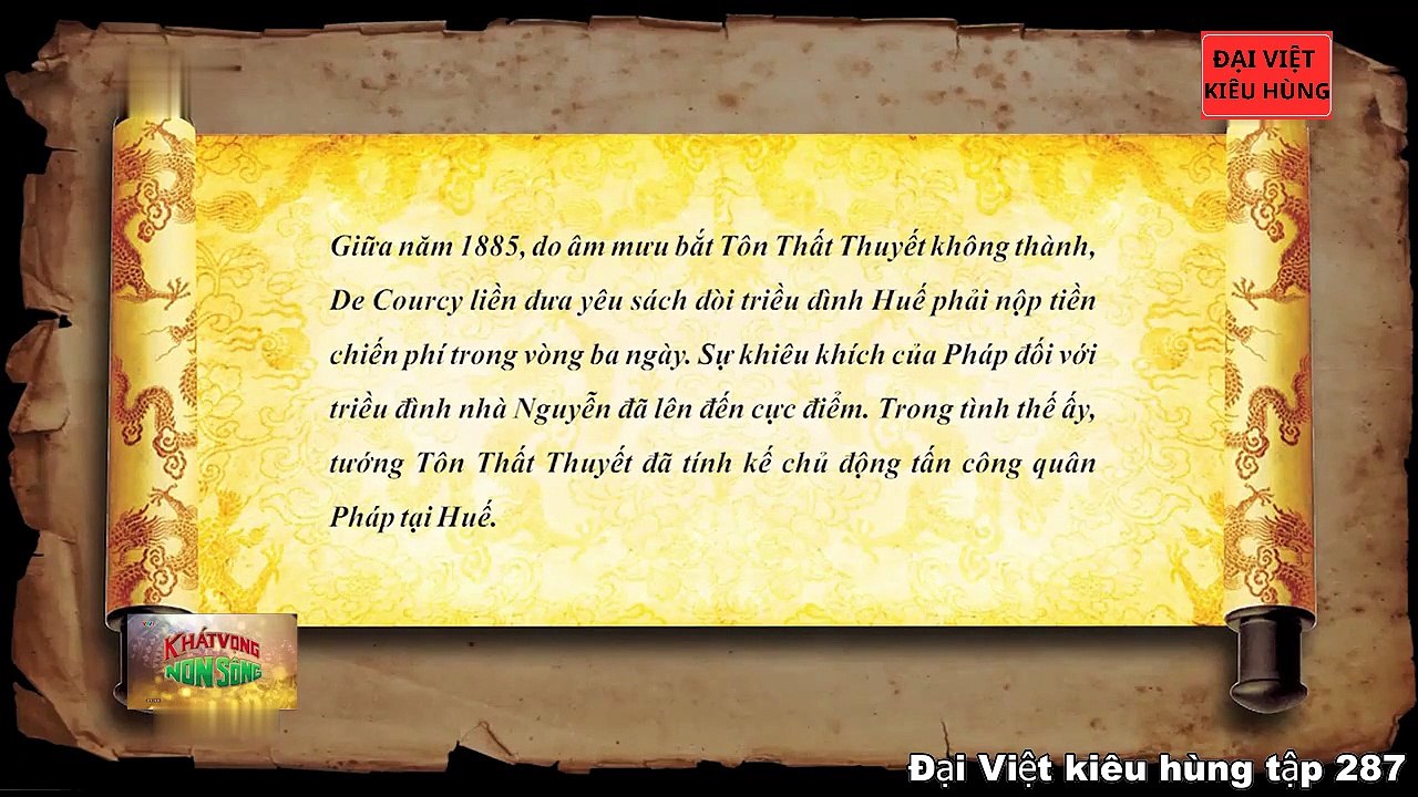 287 Đại Việt kiêu hùng - Vua Hàm Nghi ban chiếu Cần Vương