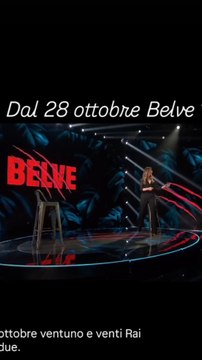 belve dal 28 ottobre su rai due con francesca fagnani