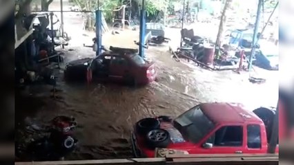 Fuertes lluvias inundan Guanacaste