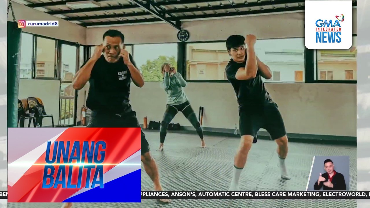 Ruru Madrid, sumabak sa training ng Filipino martial arts na Laraw Kali Pamuok | Unang Balita