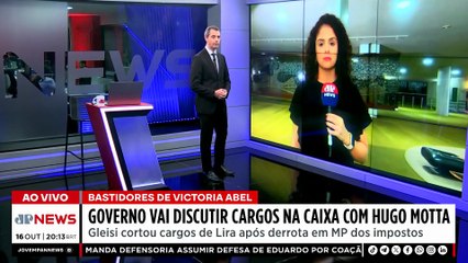 Governo discute cargos na Caixa com Hugo Motta após cortes de Gleisi em aliados de Lira