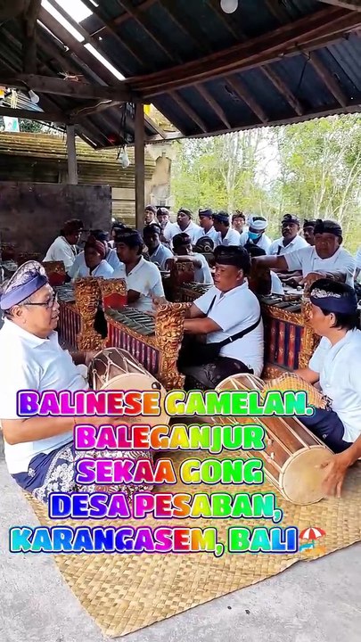 Baleganjur. Bali Traditional Acoustic Music.