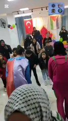 Ankara'da Gazzeli mazlumlara moral verdiler!