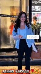 Bollywood Actress Janhvi Kapoor Seen Midnight at Bandra Mumbai 🔥❤️🌹
