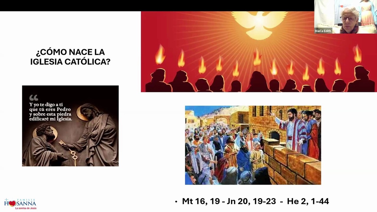 Clase 10 [S2]: La Santa Iglesia Católica. Característica de Hosanna: Eclesialidad