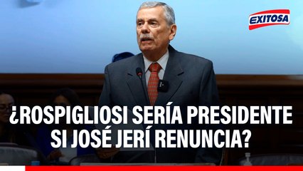 ¿Fernando Rospigliosi asumiría como presidente si José Jerí renuncia?