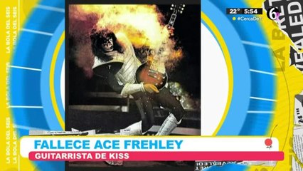 Muere Ace Frehley, guitarrista original de KISS
