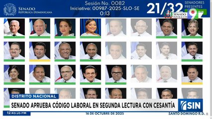 Senado aprobó proyecto de reforma laboral| Emisión Estelar SIN