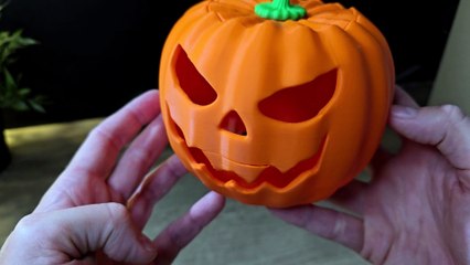 🎃 3D Printed Pumpkin - Halloween Pumpkin 3D Print - Pumpkin 3D Model - Pumpkin STL