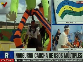 Falcón | Jóvenes del Sector Aurora son favorecidos con la inauguración de cancha deportiva