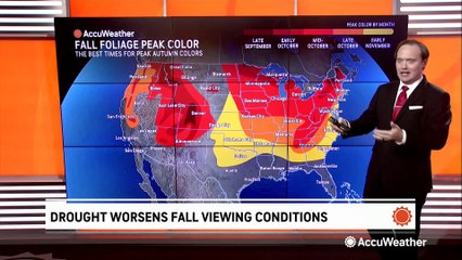 Peak fall foliage arriving in the Northeast