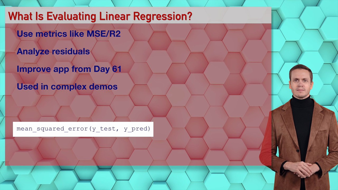 Day 62 Fast: Evaluating Linear Regression – Beginner’s Guide for AI Coding | #DailyAIWizard