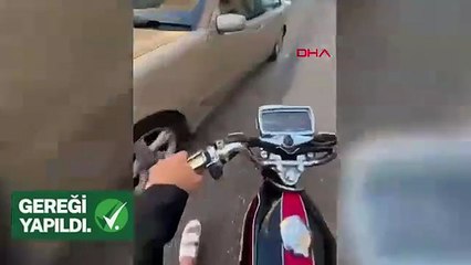 Ehliyetsiz ters yön magandası yakalandı: Meğer ilk magandalığı değilmiş!