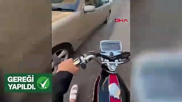 Ehliyetsiz ters yön magandası yakalandı: Meğer ilk magandalığı değilmiş!