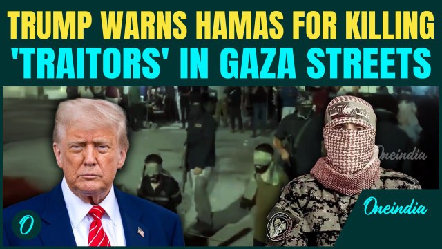 Trump's Final Warning To HAMAS: ‘We Will Kill Them’ Trump Threatens Hamas Over Gaza Gang Violence