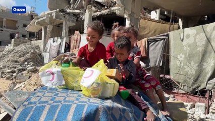 Türk Kızılay, Gazze'de gıda yardımlarını sürdürüyor