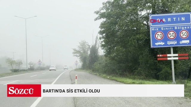 Bartın'da sis etkili oldu