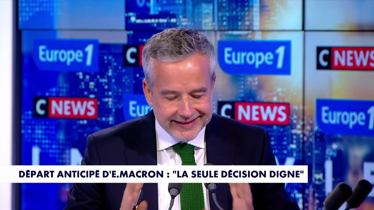 «Si monsieur Macron voulait être digne de son mandat, il serait déjà parti», estime Jean-Philippe Tanguy