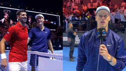Tennis - Six Kings Slam 2025 - Jannik Sinner a dominé Novak Djokovic: "C'était un honneur, Novak est une légende"