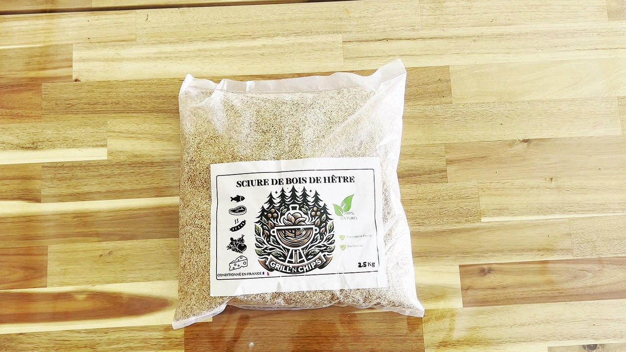 Copeaux De Fumage En Hêtre 800 G - Granulométrie 4-6 Mm, Pour Barbecue Et Fumoir - Arôme Intense, 100% Naturel - 8
