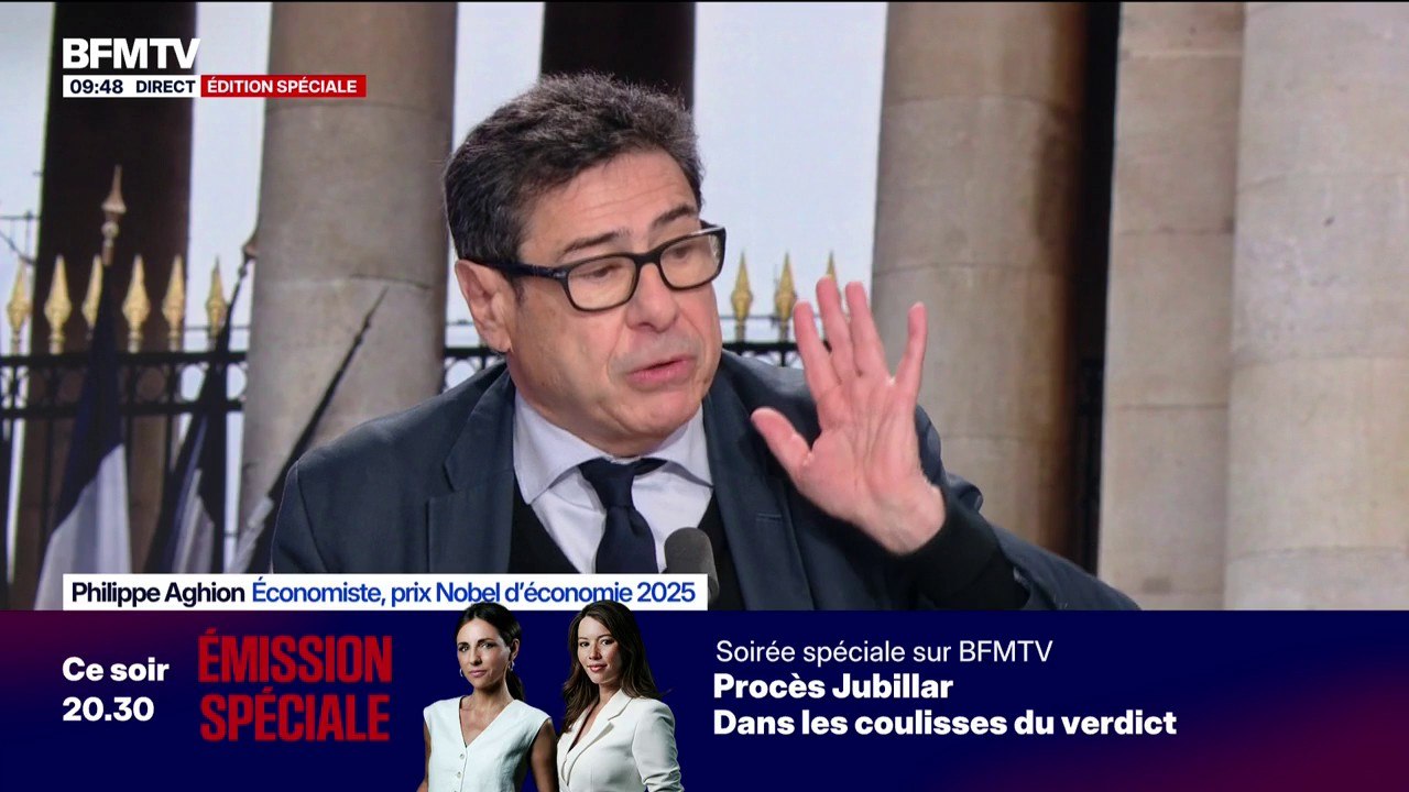 Philippe Aghion, prix Nobel d'économie: "Si vous mettez la taxe Zucman en jeu, l'IA échappe à la France"