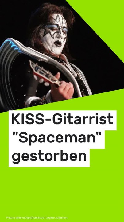 No Glomex Ace Frehley ist tot: Er ist im Studio gestürzt - KISS-Gitarrist (74) gestorben