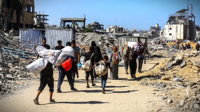 Wie eine Geisterstadt : Bewohner kehren nach Gaza-Stadt zurück