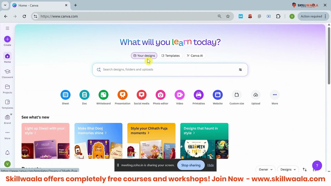 Day - 4 | Canva for Social Media Marketing | Learn Post, Logo & Banner Designing Step-by-Step | Day - 4