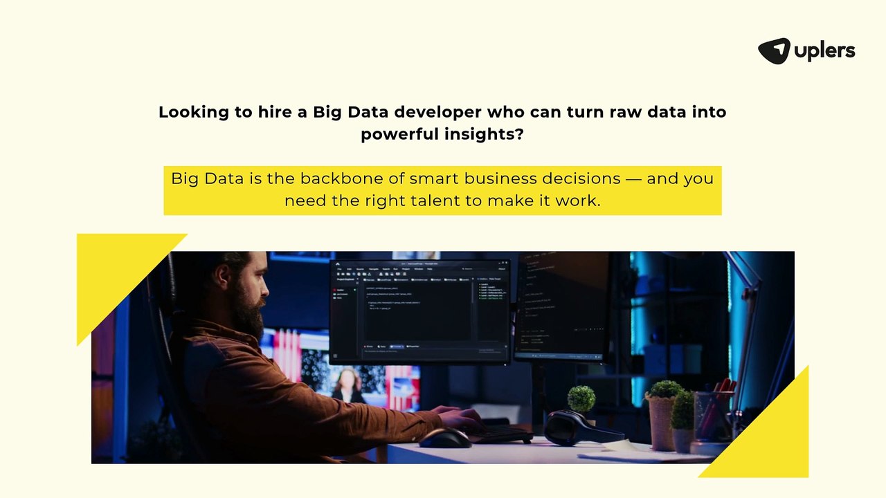 Hire Big data developer from Uplers