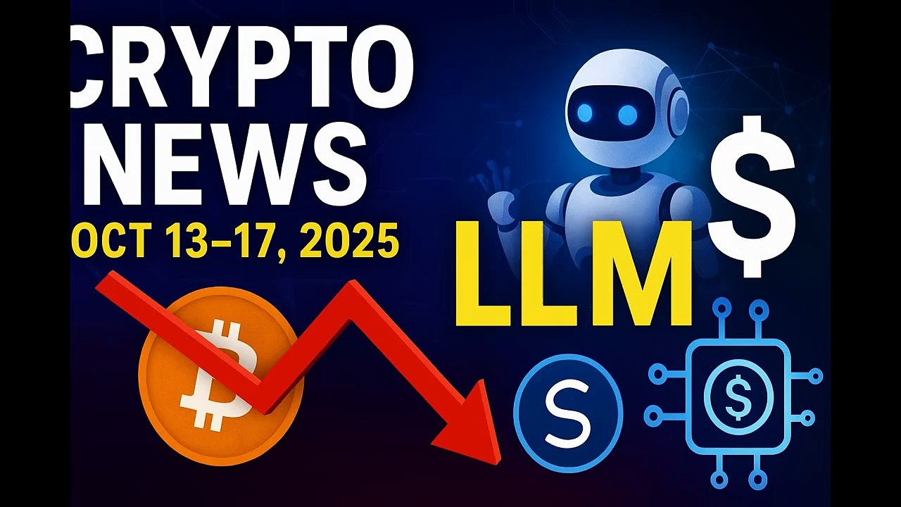 Crypto News & AI Fusion: Bitcoin Crash, $300 Trillion Glitch, Ripple Expansion, and LLM Revolution (Oct 13–17, 2025)