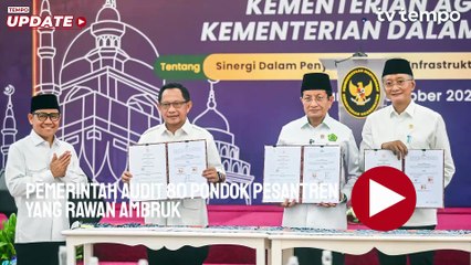 Pemerintah Audit 80 Pondok Pesantren yang Rawan Ambruk