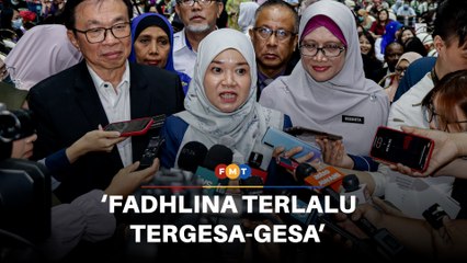 Umum pelan ‘tergesa-gesa’ menampakkan belum faham, Nik Nazmi tegur Fadhlina
