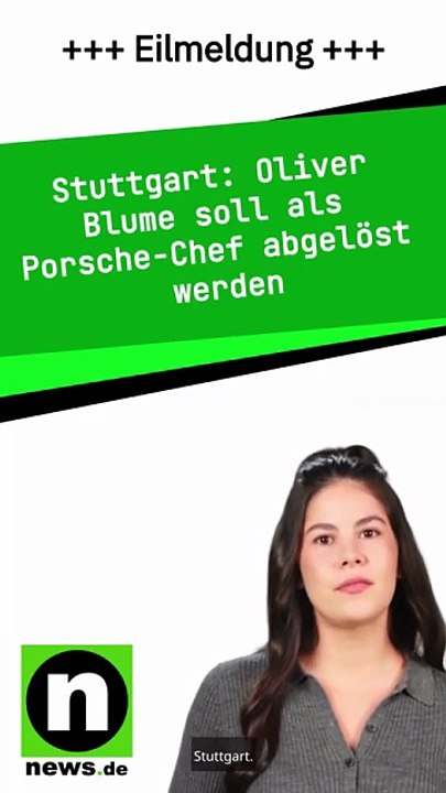 Oliver Blume soll als Porsche-Chef abgelöst werden