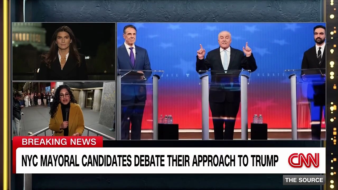 NYC mayoral candidates share their approaches to Trump in first debate