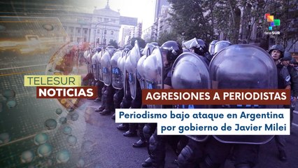Agresión del fotógrafo Pablo Grillo por fuerzas del gobierno de Milei
